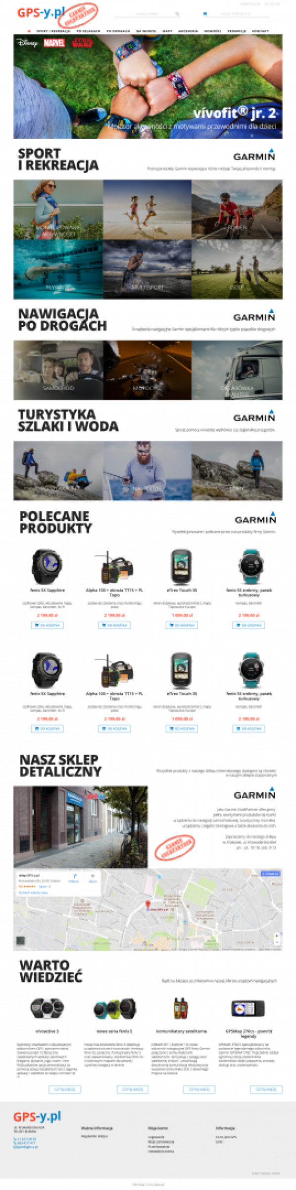 Temat graficzny sklepu internetowego opartego o platformę ClickShop