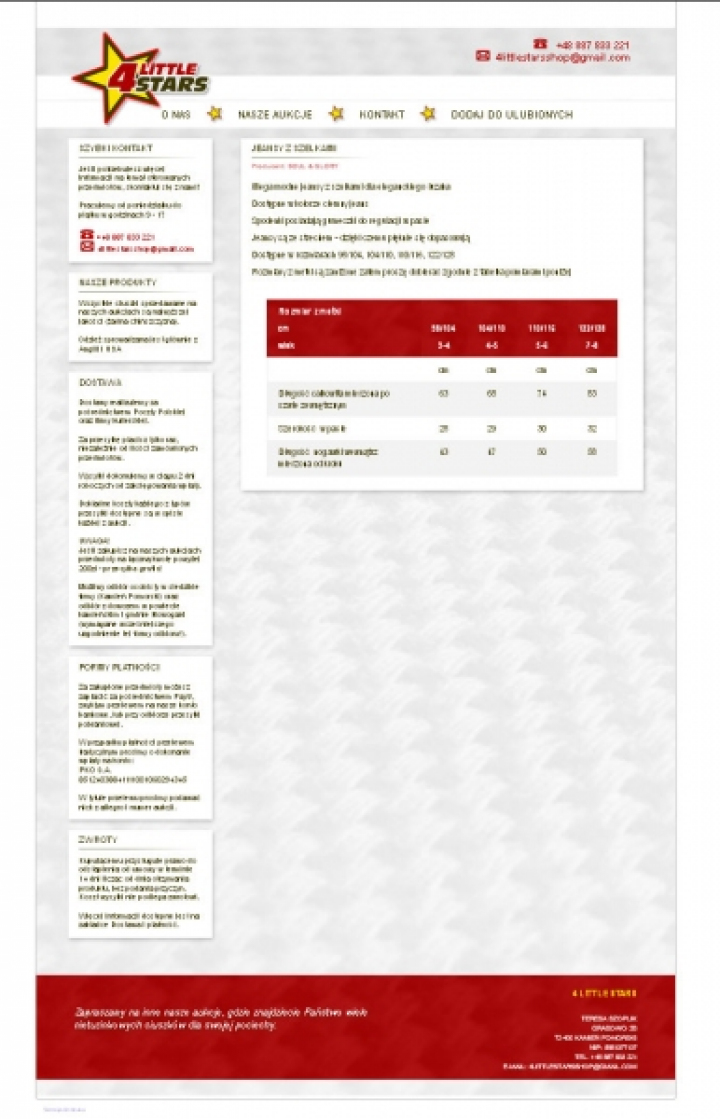 Kolejny szablon dla Sote i produktów dziecięcych
